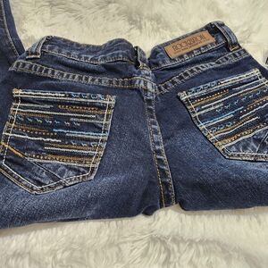 rock and roll denim riding jeans 24x36